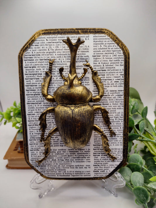 Faux Beetle on distressed wood  image 0